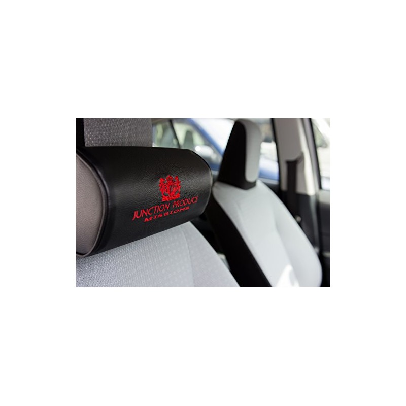 フジヤマ JUNCTION PRODUCE MISSIONS ネックパッド 刺繍ロゴ入り ブラックxレッド GM214714