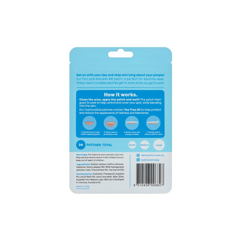 Skin Control Pimple Patch AM 24 Patches