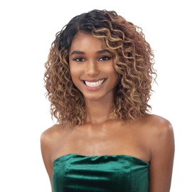 FreeTress Equal Level Up Synthetic HD Lace Front Wig - MONICA (1 Jet Black)