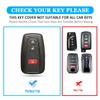 MILD EAST for Toyota 4Runner Key Fob Cover with Keychain,