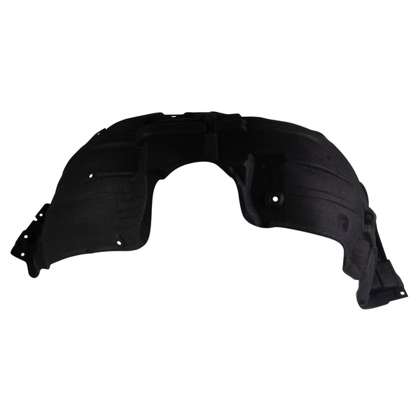 TRQ TRQ Front Left Inner Fender Liner Black Drivers Side