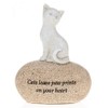 Angel Stone - Cat Ornament - Cats Leave Paw Prints