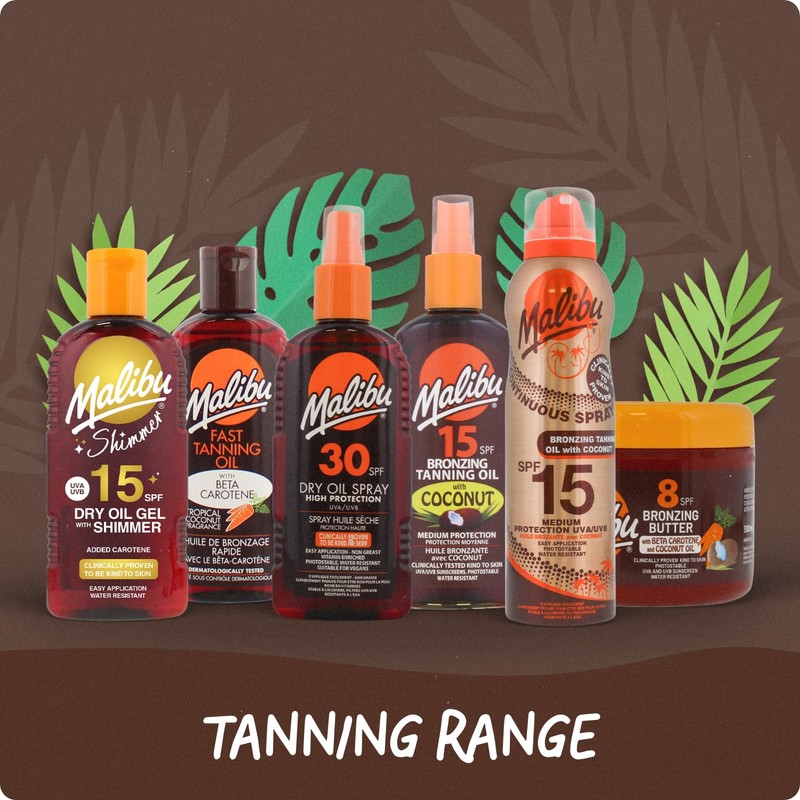 Malibu Fast Tanning Waterproof SPF 2 Bronzing Body Butter with