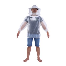 Professional Beekeeper Jacket Transparent Beekeeping Protective Suit Equipment with Hooded Veil