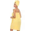Knuffnee Women Wrap Towel Shower Spa Wraps Terry Cloth Bathrobe