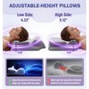 SANSWAN Neck Therapy Pillow for Sleeping, Ergonomic Foam Pillow for
