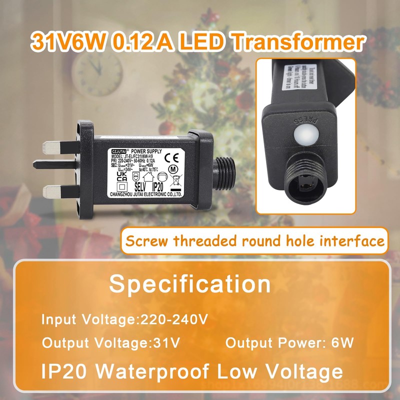 CubePlug 31V6W /4.5W /3.6W Transformer for CZJUTAI JT-EL/FC31V6W /4.5W /3.6W