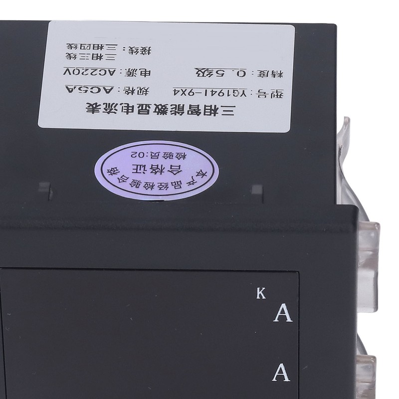 3 Phase Current Meter LED Digital Display Ammeter Programmable Intelligent