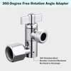 Adjustable Shower Head Extension Adapter, 304 Stainless Steel Shower Angle