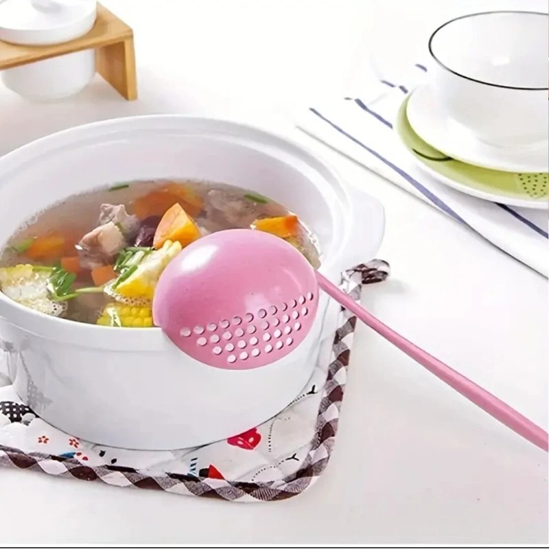 SKPYFD 2 In 1 Kitchen Ladle Soup Pan Spoon with