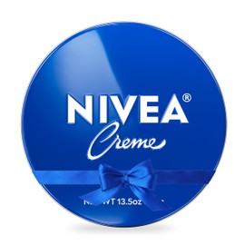 NIVEA Creme Body, Face and Hand Moisturizing Cream for All Skin Types, Rich Body Moisturizer with Provitamin B5, 13.5 Oz Tin