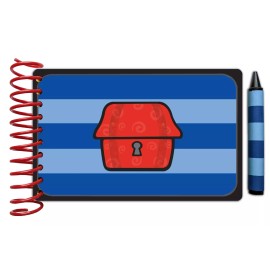 Handy Dandy Blue Stripes MAPBOOK