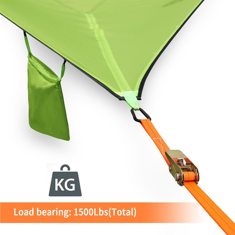 ISTATSO Ratchet Straps Heavy Duty 13ft 1500lbs Endless Tie Down