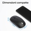 Vultech MW-08 Optische Wireless Maus 1600 DPI Kabellos, 2,4 GHz