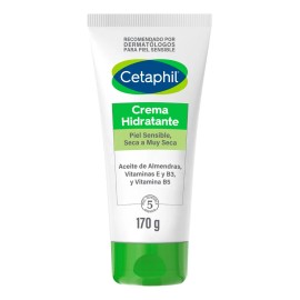 Cetaphil Crema Hidratante 170 g Alivia Piel Sensible Seca a Muy Seca