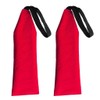 2Pcs Safety Flag Canoe and Kayak Long Load Red -