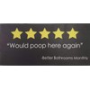 JennyGems Would Poop Here Again | Funny Bathroom Signs |