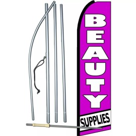 NeoPlex Beauty Supplies Complete Swooper Flag Bundle