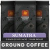 Copper Moon Ground Coffee, Dark Roast, Sumatra Blend, 12 Oz