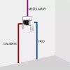 Regadera Latón Cromado Mezcladora De Baño/llave Monomando P Plateado