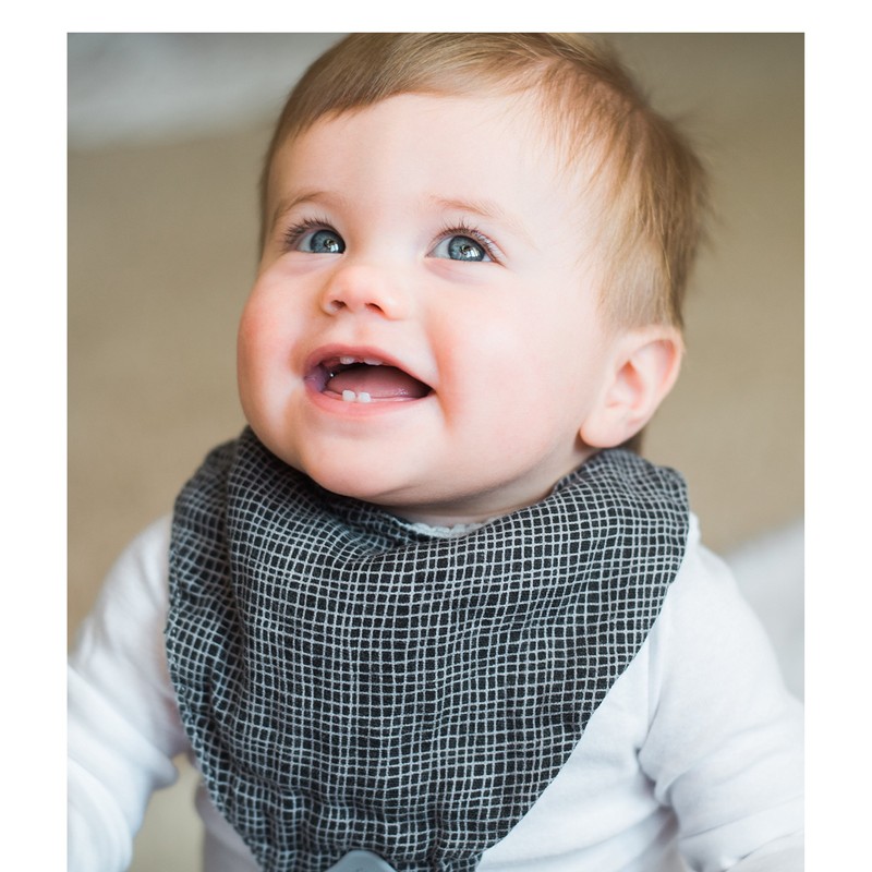 Nuby Baby Bibs - 3 Pc Muslin Bibs - Reversible