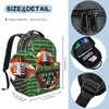 Nebrpio American Football School Backpack For Boys Sports Theme Backpack
