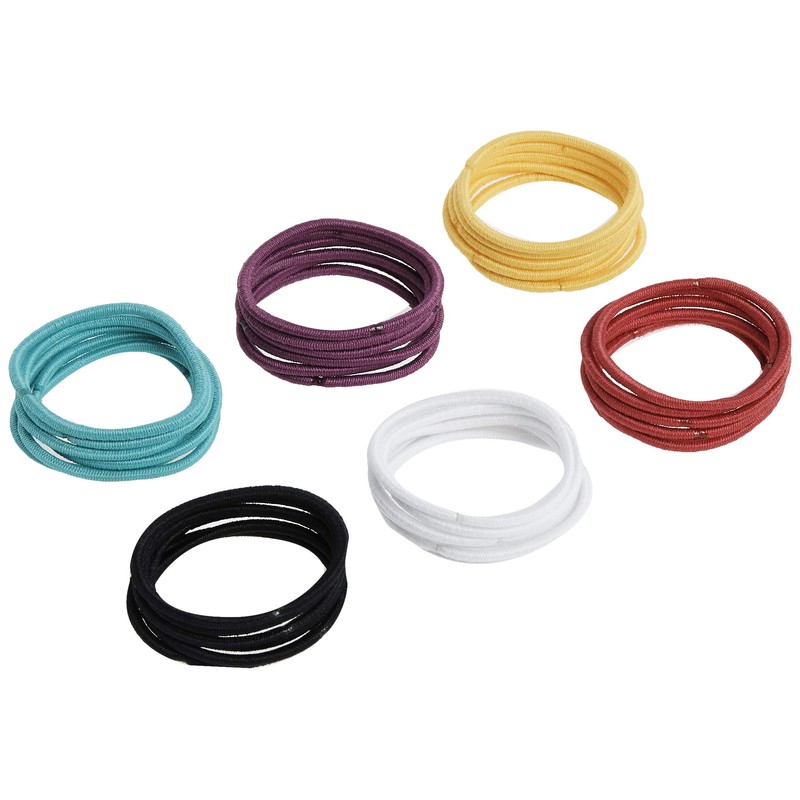 Goody Ouchless No Metal Hair Elastics, Brooke, 2 mm, 36