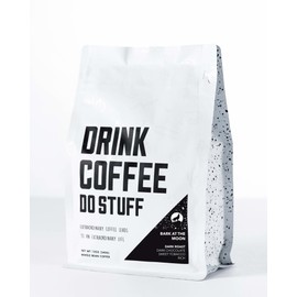 DRINK COFFEE DO STUFF - Bark at the Moon Blend - Specialty Dark Roast Lake Tahoe Coffee - 12 Ounce Bag