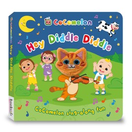 Bookoli - CoComelon Finger Puppet Book - Hey, Diddle Diddle - CoComelon Sing-Along Fun - Board Book for Babies and Toddlers - Baby Shower Presents