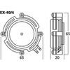 MONACOR EX-40/4 Audio Exciter/Resonators, 20 W, 4 ohm