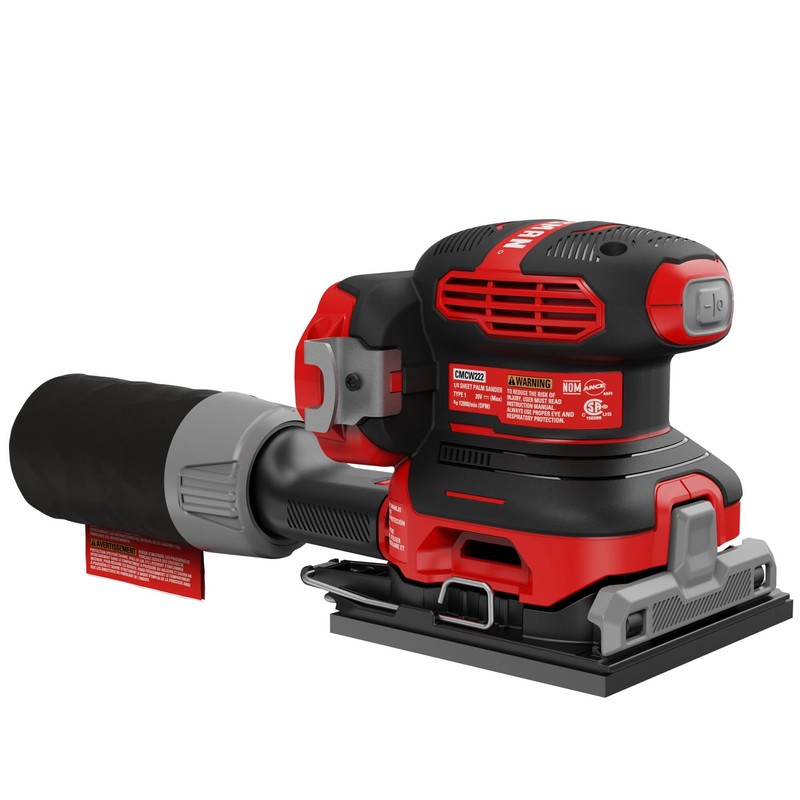 CRAFTSMAN V20 Sander, Cordless, 1/4 Sheet Sander, 9,000-12,000 OPM Bare