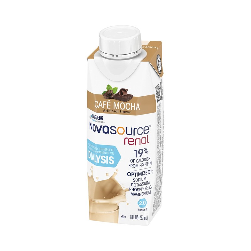 Nestle Novasource Renal Nutritionally Complete Formula Café Mocha Flavor 8