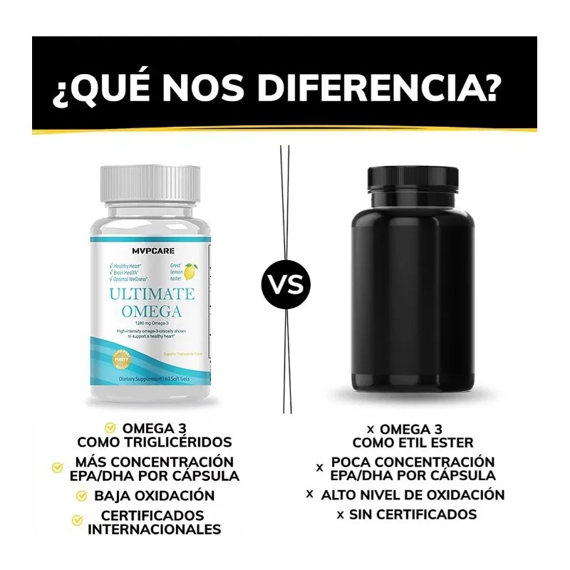 Natural Ultimate Omega 3 Capsulas Nordic Sabor Limn Mvpcare Limn