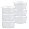 HIC Kitchen Ramekin, Fine Porcelain, For Serving Condiments, Dips, Sauces,