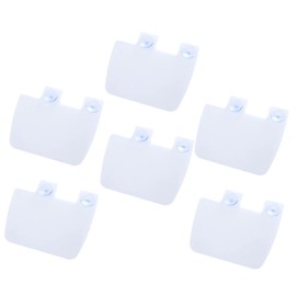 SHOWERORO 6pcs Kitchen Waterproof Baffle Rinse Aid Kitchen Sink Backsplash Guard Sink Mat Drain Mat Draining Mat for Sink Kitchen Sink Splash Guard Shield Cups Transparent PVC