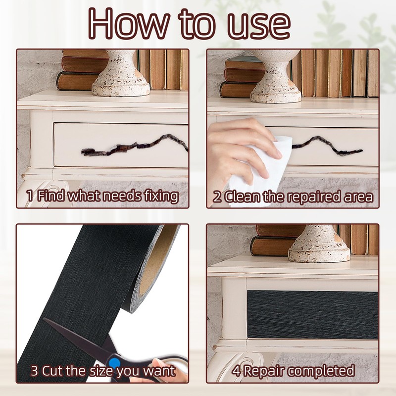 Ruaniao Peel and Stick PVC Self-Adhesive Border Trim, 2 Inch