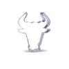 10.3 cm Cow Head Cookie Cutter - 1 Piece -