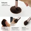 Makeup Brushes, Professional 18 Pieces Rose Gold Foundation Concealer Blush