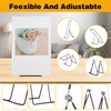 10 Pcs 9.6 Inch Large Metal Book Stand for Display,