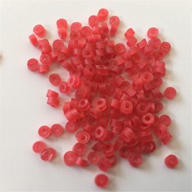 70Pcs Pellet Bands,Micro Pellet Bait Bands Match Coarse Fishing Terminal Tackle 2mm Rubber for Fishing Carp Hair Rigs and Hooks Convenient to Carry,Lures Attractants,Hunting and Fishing,Bait Rigs