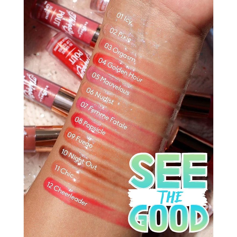 Lip Gloss Thirsty Pout Brillo Labial Italia Deluxe Femme Fatale