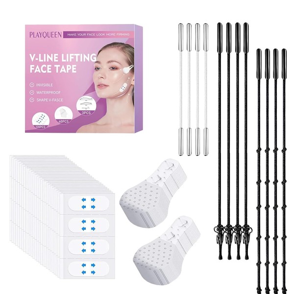 GEDEUBAN 160 PCS Face Tape Lifting Invisible, Neck Lift Tape
