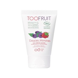 TOOFRUIT Handcreme Blaubeere & Himbeere – Feuchtigkeitsspendende Bio-Handpflege für Kinder, mit natürlichen Inhaltsstoffen, 50 ml