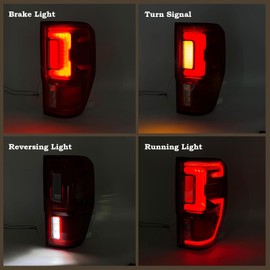 KAMDKI Right Passenger Side Tail Light LED Rear Lamp Compatible for 2019-2023 Ford Ranger XL XLT LARIAT W/Blind Spot Assembly KB3Z-13404-G FO2801274 Module Not Included