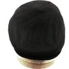 EPOCH HATS 100% Wool Herringbone Winter Ivy Cabbie Hat w/Fleece