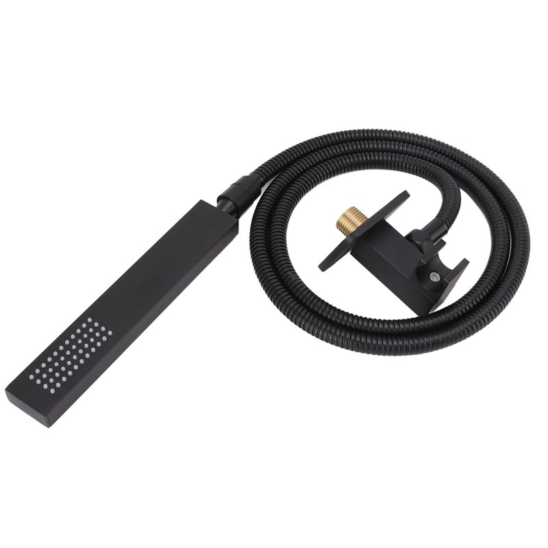 Wall Mounted Shower Set Black High Pressure Shower Head with