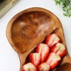 Darthome Teak Root Antipasti Platter Hand Carved Rustic Wood Oval