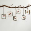 6 x 5cm Brass Double Sided Photo Frames