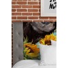 Society6 Big Nose Work Sneaky Sloth with Sunflowers Tapestry, 50"