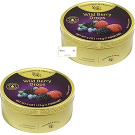 Cavendish & Harvey Wild Berry 6.1 oz (175 g) with Original Open Date Sticker, Set of 2, Chatty Shop